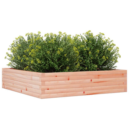 Vaso/floreira de jardim 100x100x23 cm madeira douglas maciça