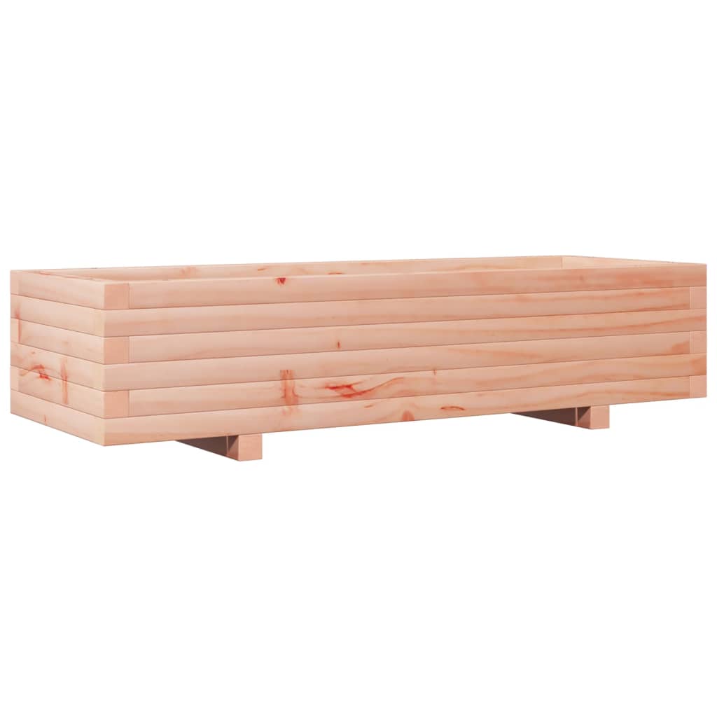 Vaso/floreira de jardim 110x40x26,5cm madeira de douglas maciça