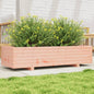 Vaso/floreira de jardim 110x40x26,5cm madeira de douglas maciça