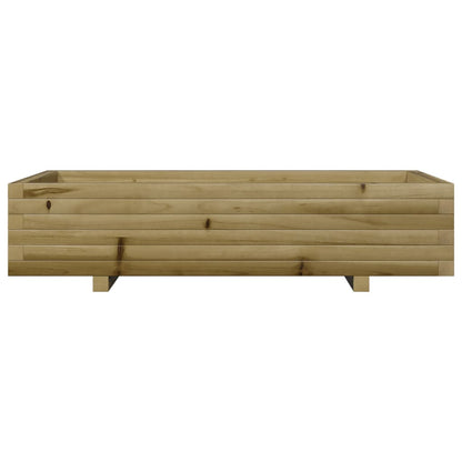 Vaso/floreira de jardim 110x60x26,5 madeira de pinho impregnada