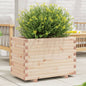Vaso/floreira de jardim 70x40x49,5 cm madeira de pinho maciça