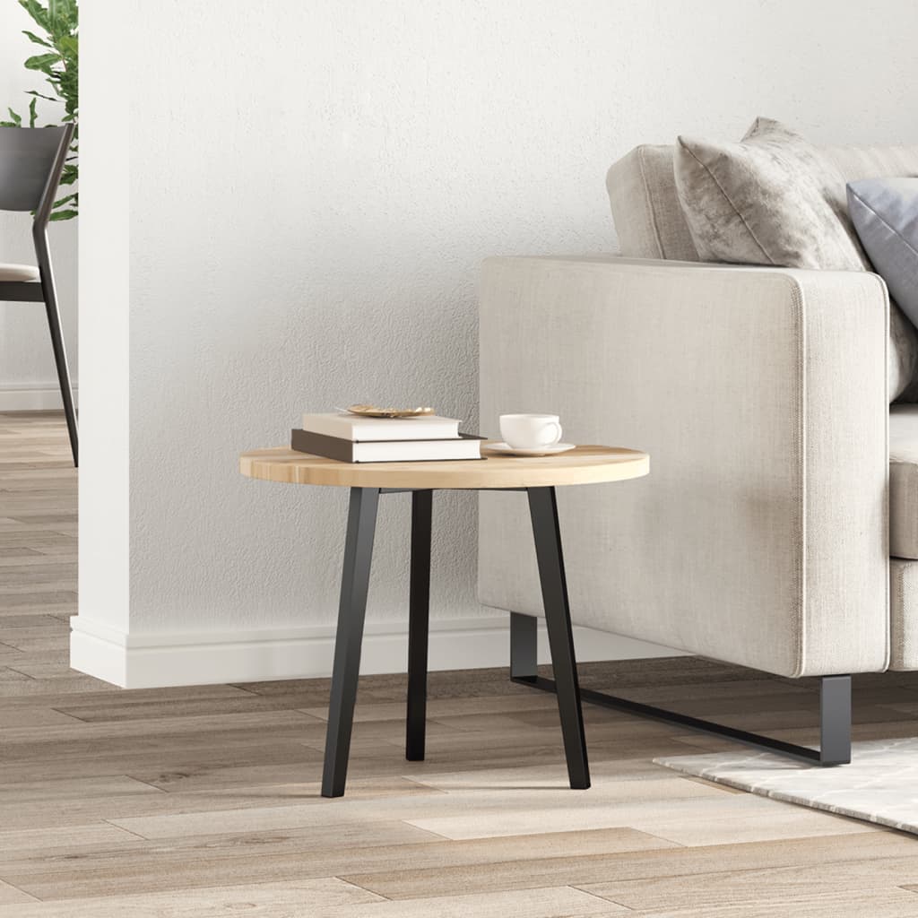 Tampo de mesa redondo Ø50x2 cm madeira de acácia maciça