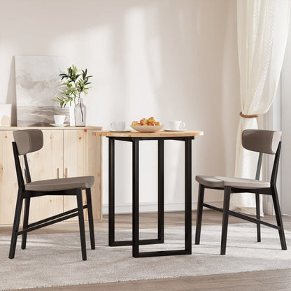 Tampo de mesa redondo Ø70x2 cm madeira de acácia maciça