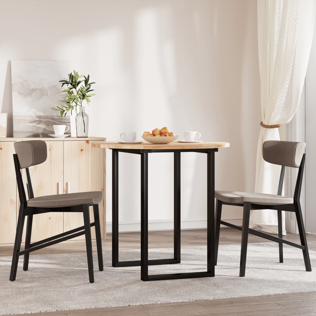 Tampo de mesa redondo Ø80x2 cm madeira de acácia maciça