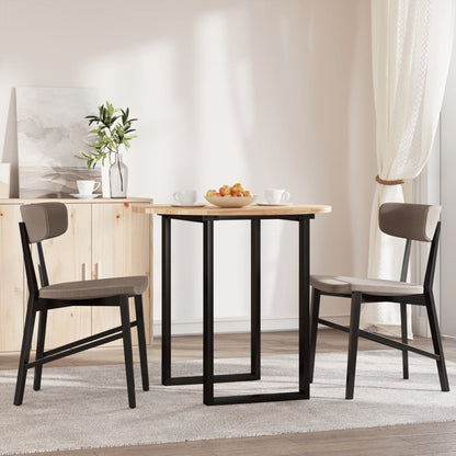 Tampo de mesa redondo Ø80x2 cm madeira de acácia maciça