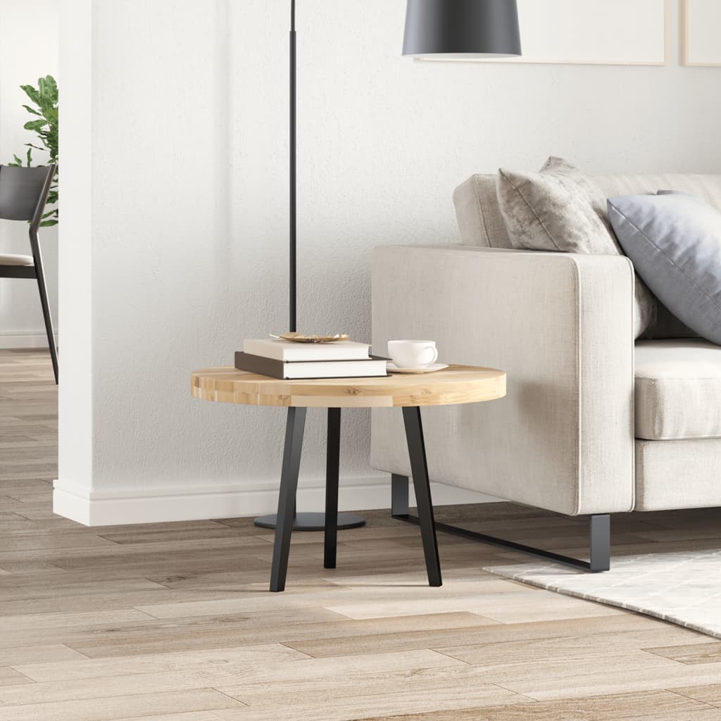 Tampo de mesa redondo Ø60x4 cm madeira de acácia maciça