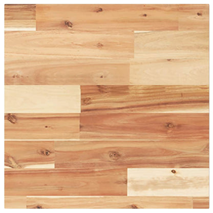 Tampo de mesa quadrado 40x40x2 cm madeira de acácia maciça