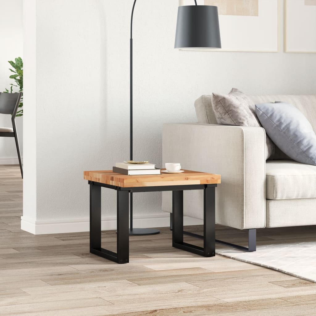 Tampo de mesa quadrado 50x50x4 cm madeira de acácia maciça