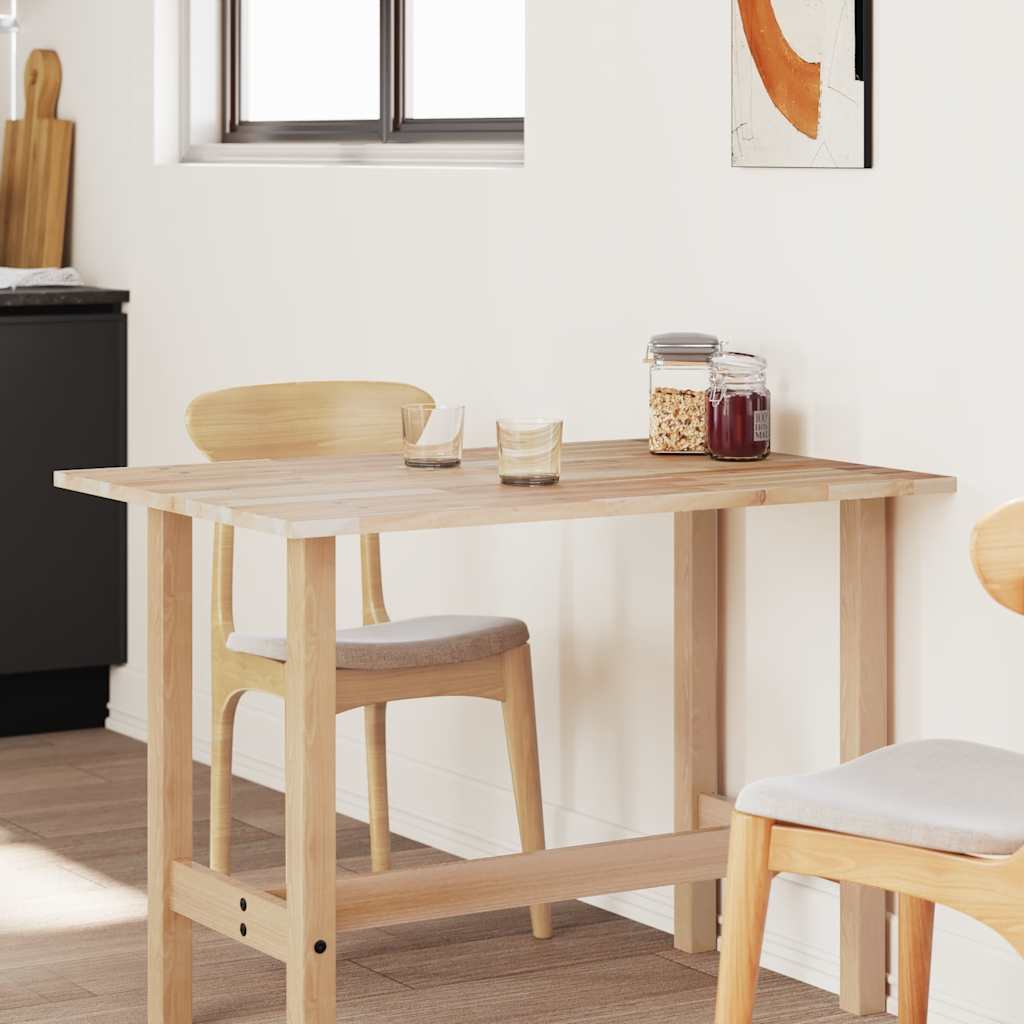 Tampo de mesa retangular 80x70x2 cm madeira de acácia maciça