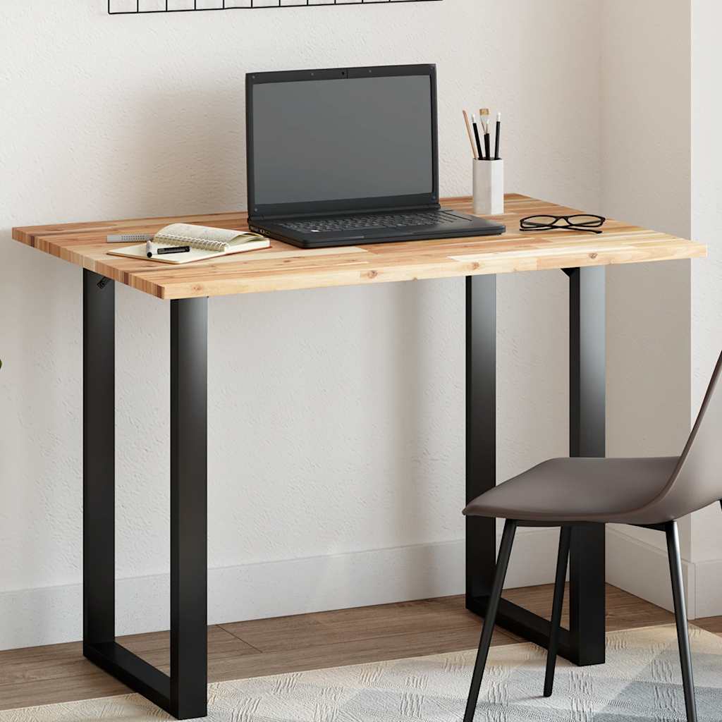 Tampo de mesa retangular 100x70x2 cm madeira de acácia maciça