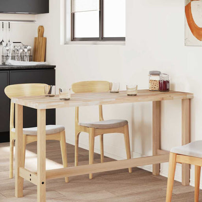 Tampo de mesa retangular 160x50x4 cm madeira de acácia maciça