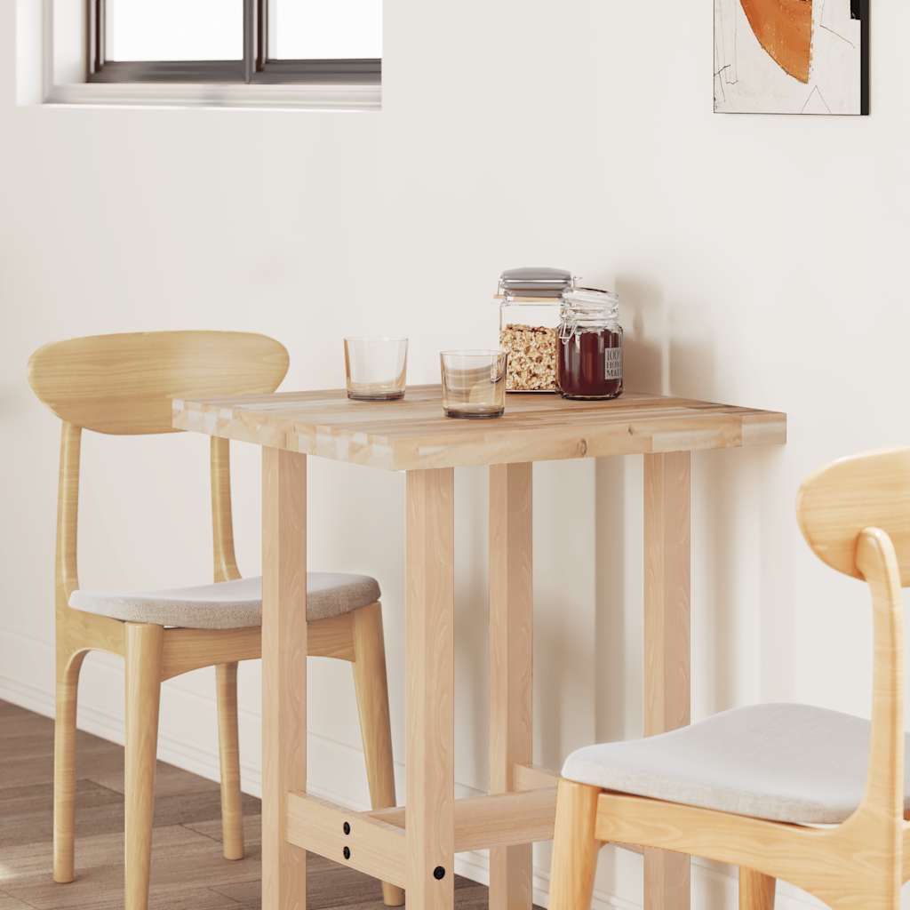 Tampo de mesa retangular 100x60x4 cm madeira de acácia maciça