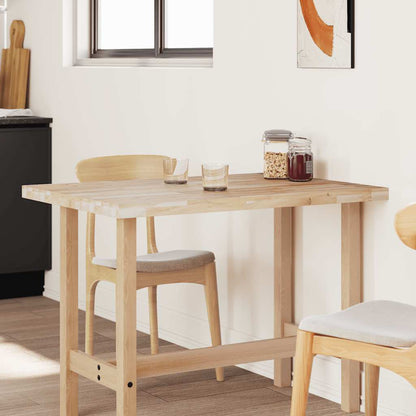 Tampo de mesa retangular 120x70x4 cm madeira de acácia maciça