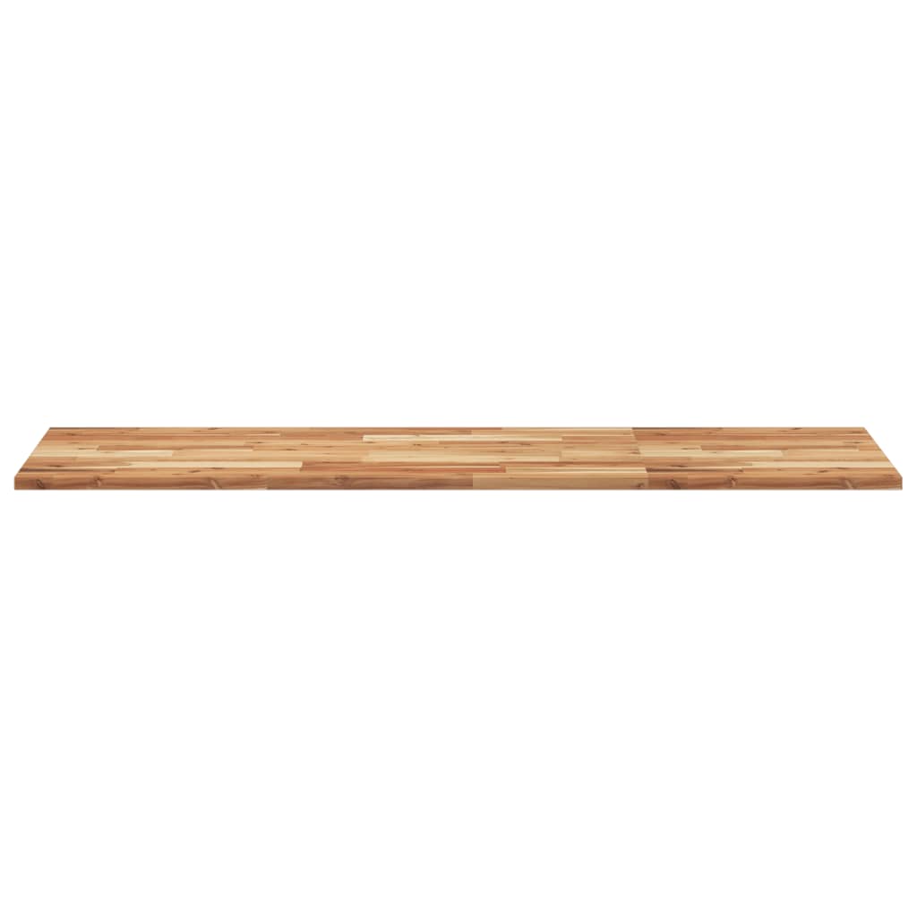 Tampo de mesa retangular 140x50x2 cm madeira de acácia maciça