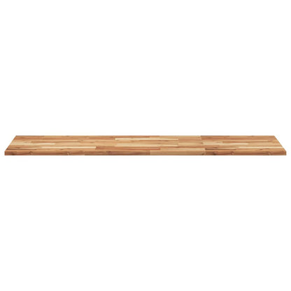 Tampo de mesa retangular 140x50x2 cm madeira de acácia maciça
