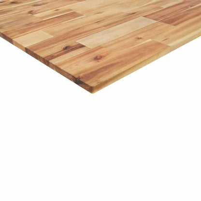 Tampo de mesa retangular 140x60x2 cm madeira de acácia maciça