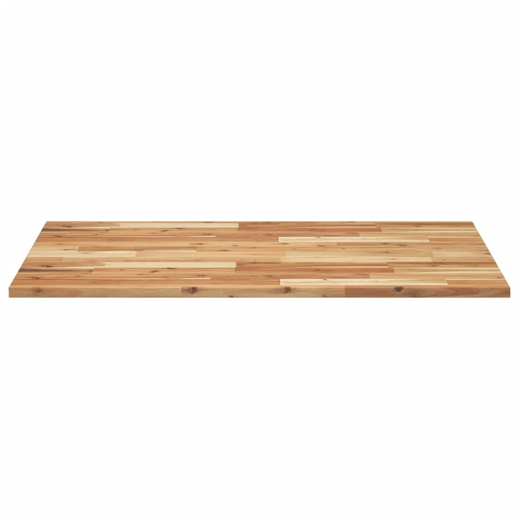 Tampo de mesa retangular 80x70x2 cm madeira de acácia maciça