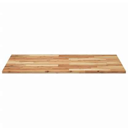 Tampo de mesa retangular 80x70x2 cm madeira de acácia maciça