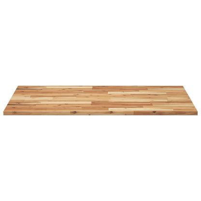 Tampo de mesa retangular 80x70x2 cm madeira de acácia maciça