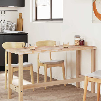 Tampo de mesa retangular 160x50x4 cm madeira de acácia maciça