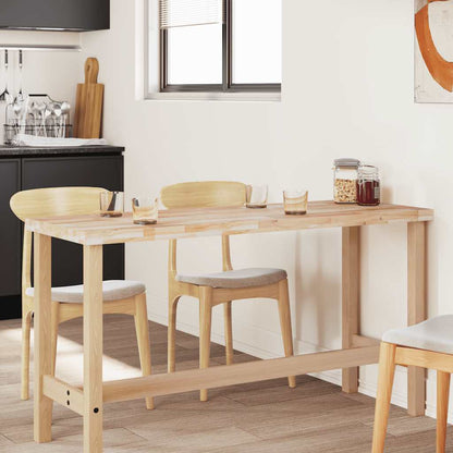 Tampo de mesa retangular 140x60x4 cm madeira de acácia maciça