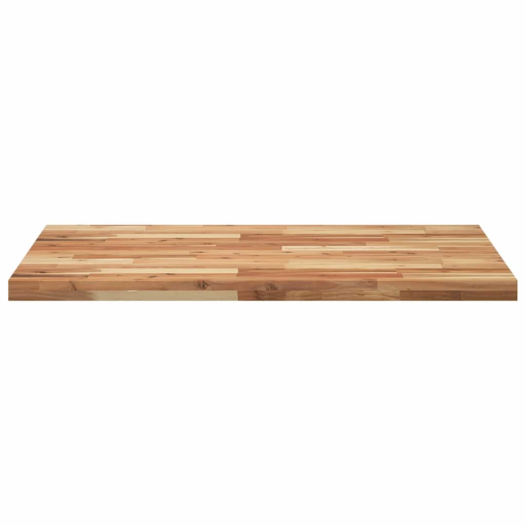 Tampo de mesa retangular 80x70x4 cm madeira de acácia maciça