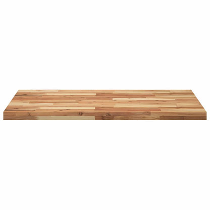 Tampo de mesa retangular 80x70x4 cm madeira de acácia maciça