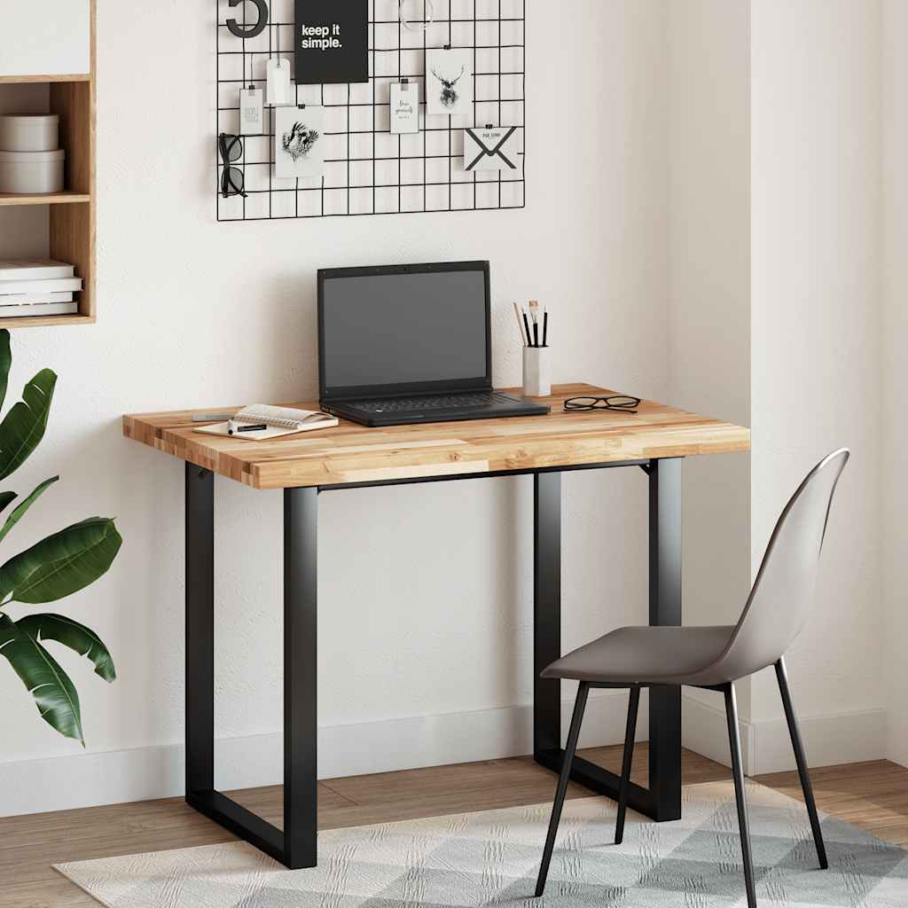 Tampo de mesa retangular 120x70x4 cm madeira de acácia maciça