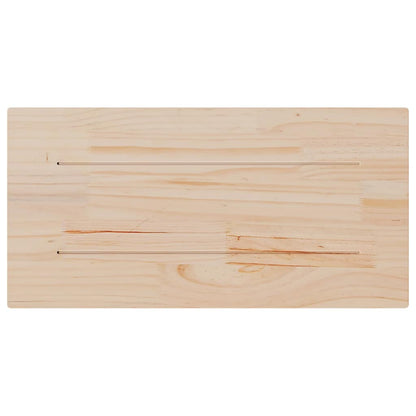 Tampos de mesa retangulares 2 pcs 60x30x1,7 cm pinho maciço