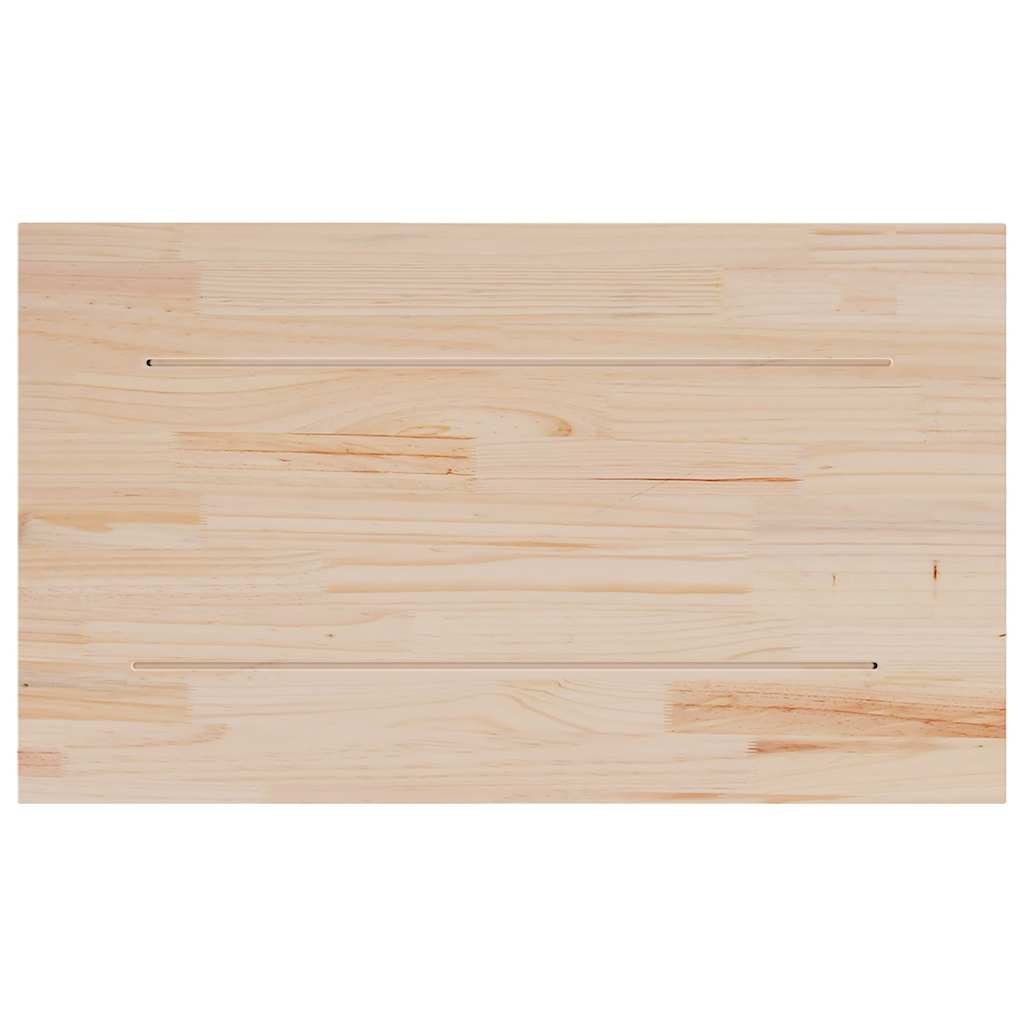Tampos de mesa retangulares 3 pcs 80x47x1,7 cm pinho maciço