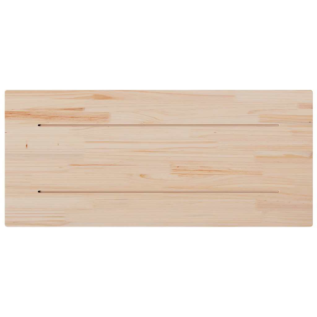 Tampo de mesa retangular 90x40x2,5 cm pinho maciço