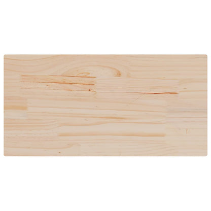 Tampos de mesa retangulares 2 pcs 90x45x2,5 cm pinho maciço