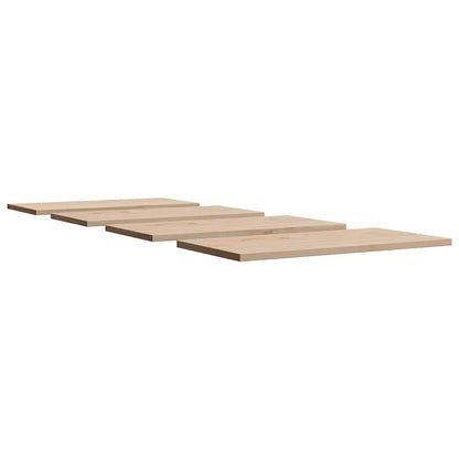Tampos de mesa retangulares 4 pcs 90x45x2,5 cm pinho maciço