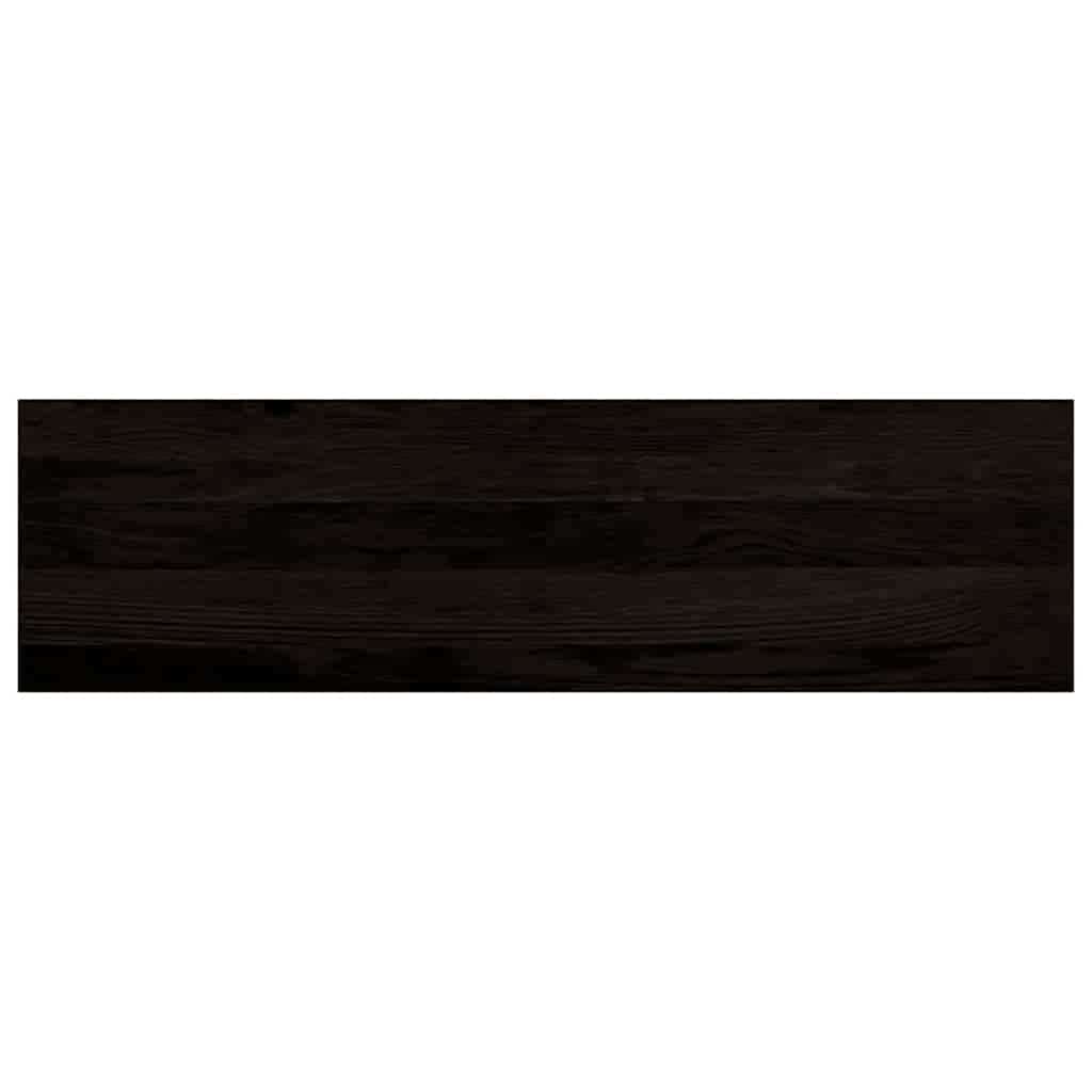 Tapetes de escada 12 pcs 90x25x2 cm carvalho castanho escuro