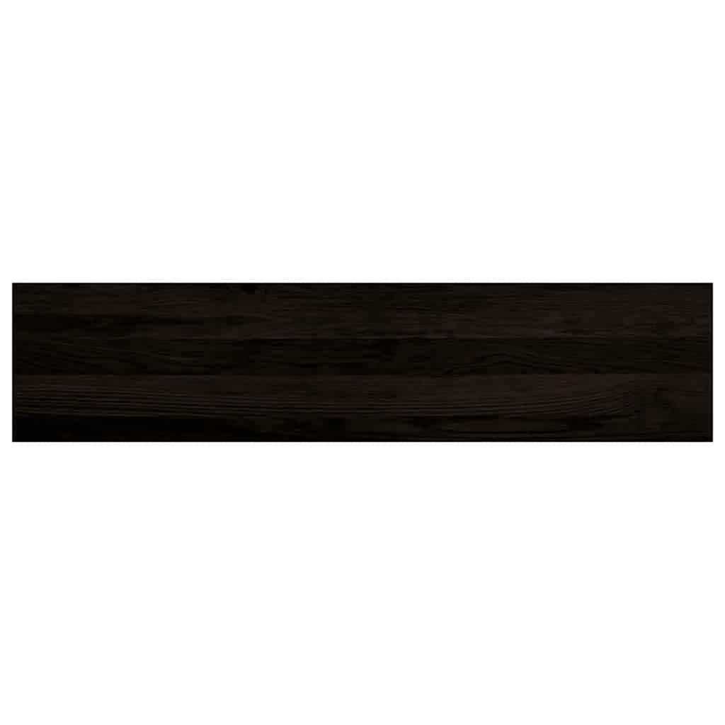 Tapetes de escada 12 pcs 110x25x2 cm carvalho castanho escuro