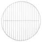 Grelha para churrasco redonda Ø37 cm aço inoxidável 304