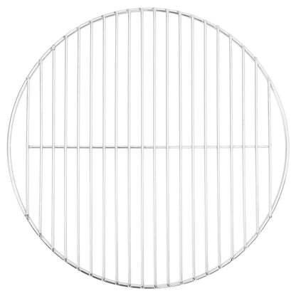 Grelha para churrasco redonda Ø40 cm aço inoxidável 304