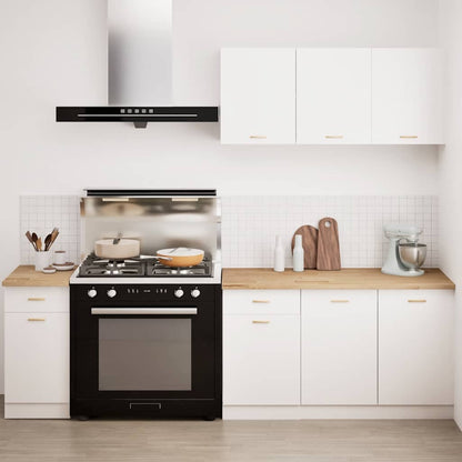 Bancada de cozinha retangular 40x63,5x2,7 cm carvalho maciça