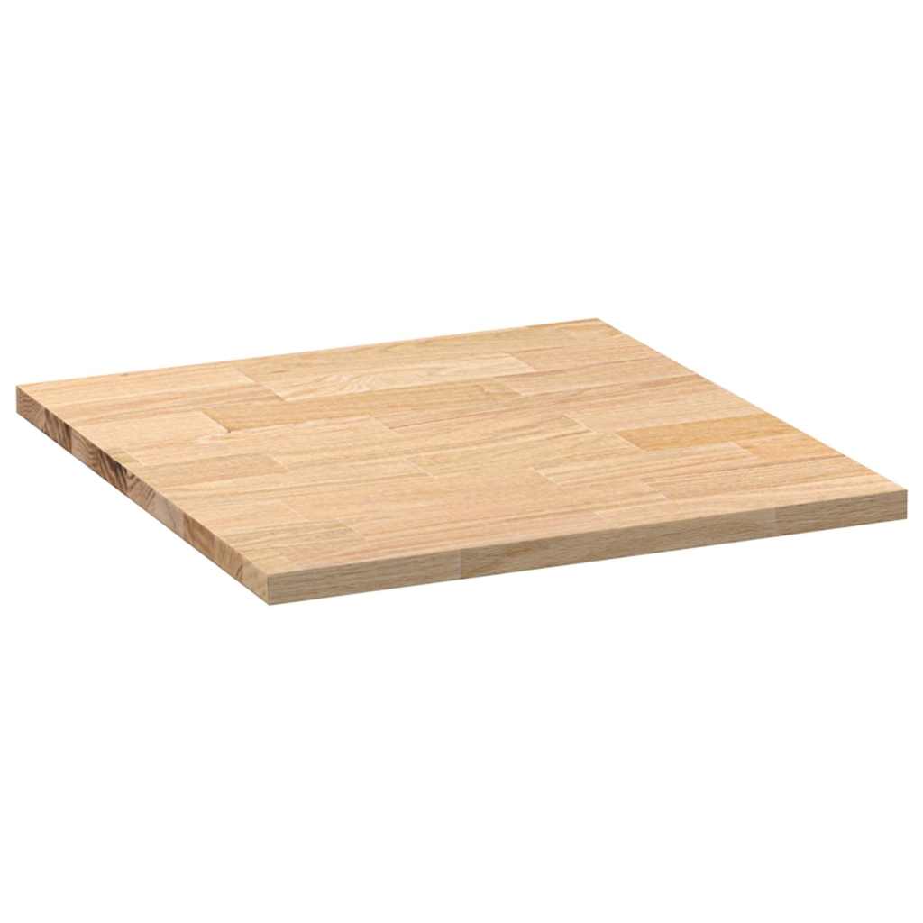 Bancada de cozinha retangular 60x63,5x2,7 cm carvalho maciça