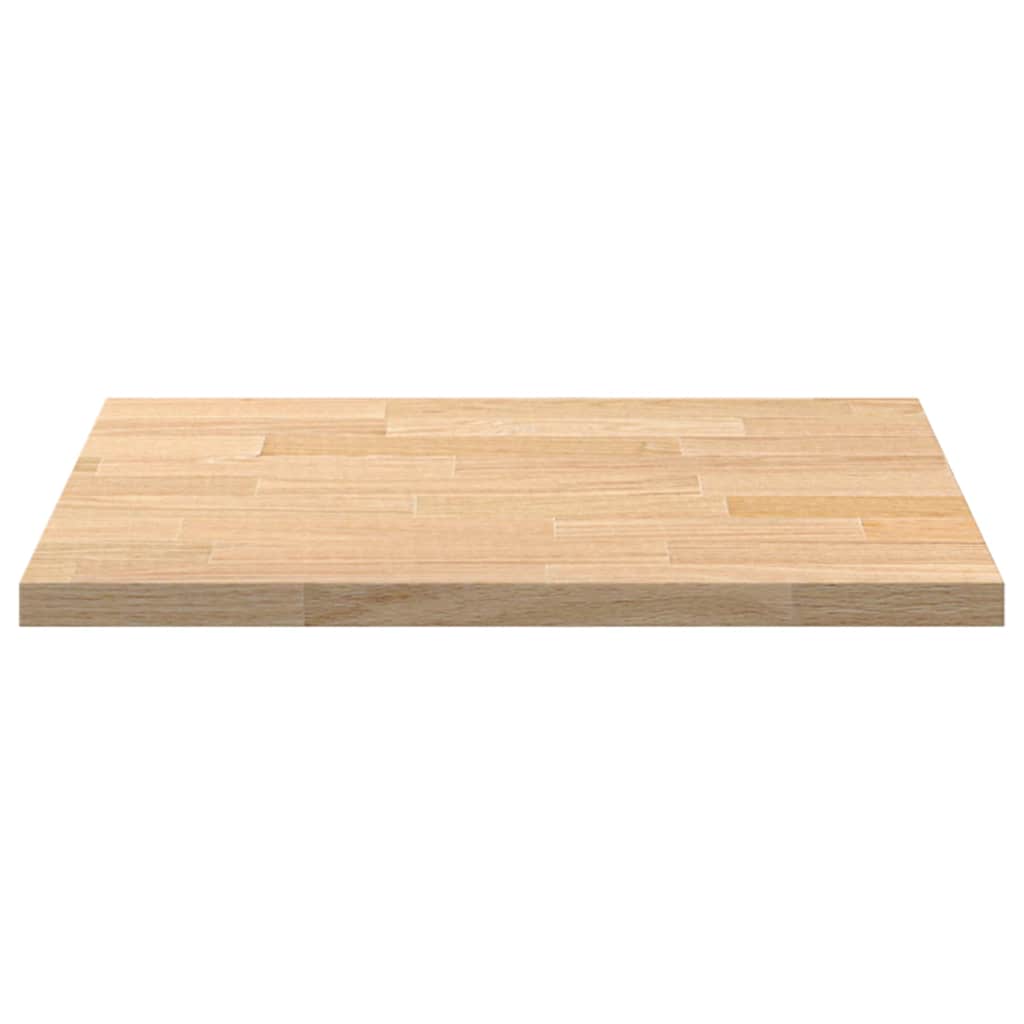 Bancada de cozinha retangular 60x63,5x2,7 cm carvalho maciça