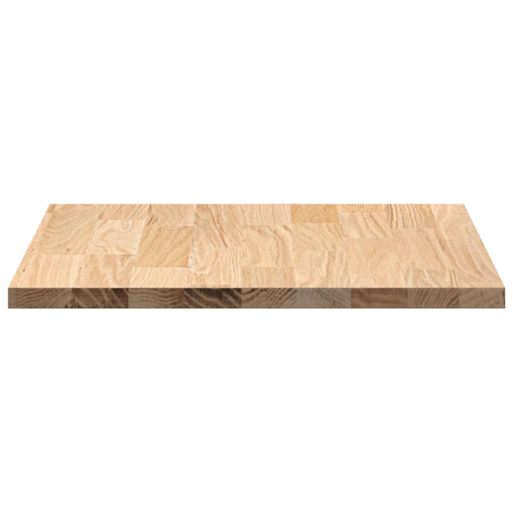 Bancada de cozinha retangular 60x63,5x2,7 cm carvalho maciça