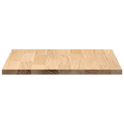 Bancada de cozinha retangular 60x63,5x2,7 cm carvalho maciça