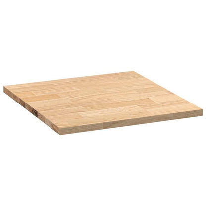 Bancada de cozinha retangular 60x63,5x2,7 cm carvalho maciça