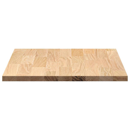 Bancada de cozinha retangular 80x63,5x2,7 cm carvalho maciça