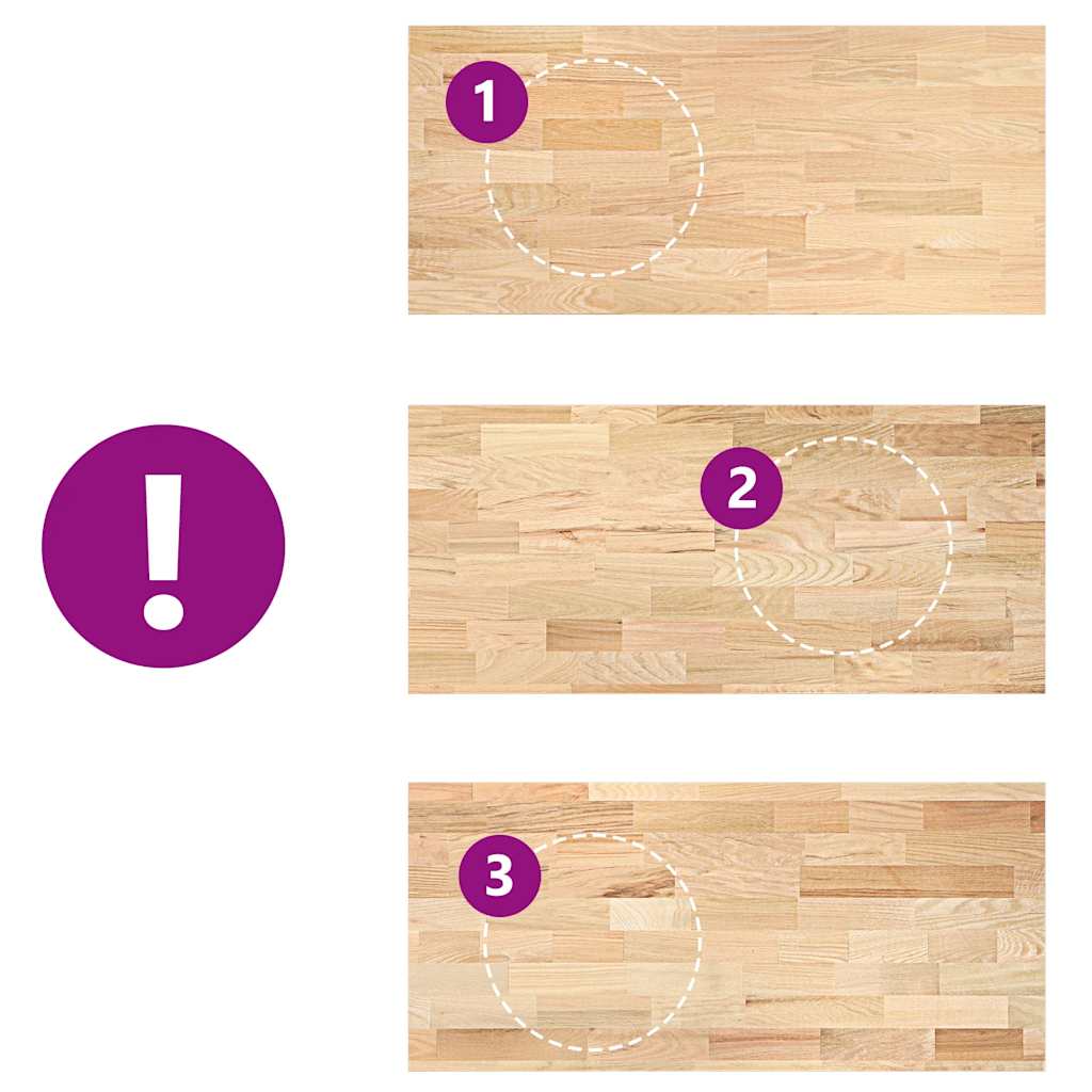 Bancada de cozinha retangular 140x63,5x2,7 cm carvalho maciça