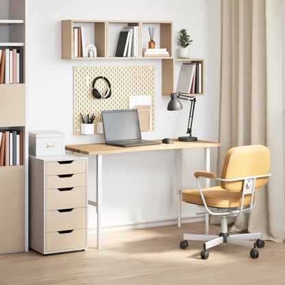 Tampo mesa retangular 120x60x2,5 cm carvalho maciço não tratado