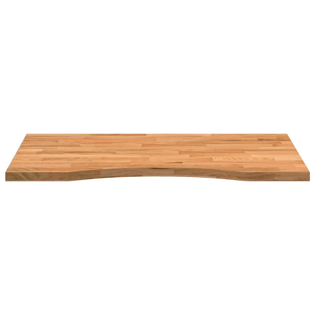 Tampo de mesa retangular 80x60x2,5 cm carvalho castanho-claro