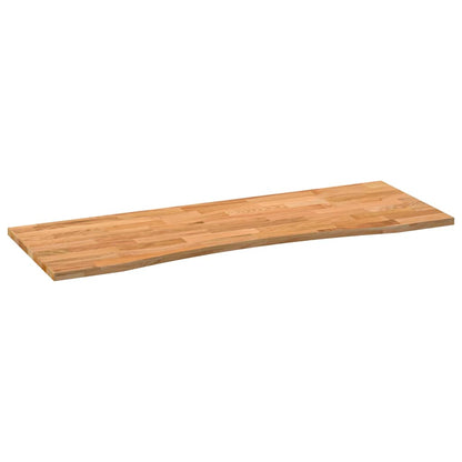 Tampo de mesa retangular 140x60x2,5 cm carvalho castanho-claro
