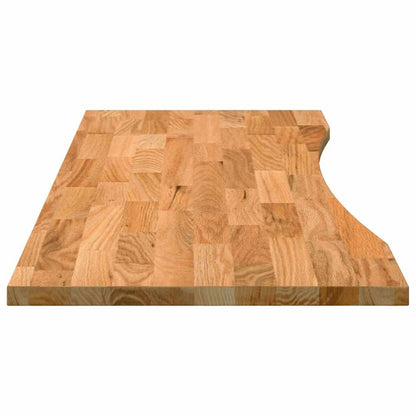 Tampo de mesa retangular 140x60x2,5 cm carvalho castanho-claro