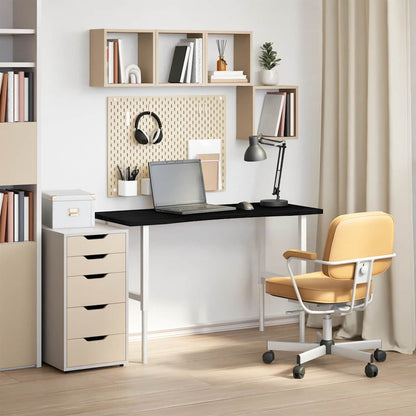 Tampo de mesa retangular 120x50x2,5 cm carvalho castanho-escuro